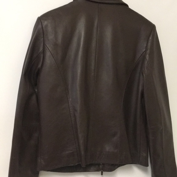 - Croft & Barrow lambskin leather brown - Picture 5 of 7